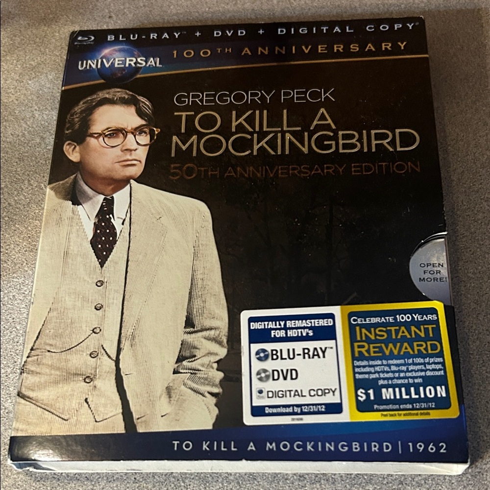 NWOT Universal To Kill a Mockingbird 100th Anniversary Blu-ray Set